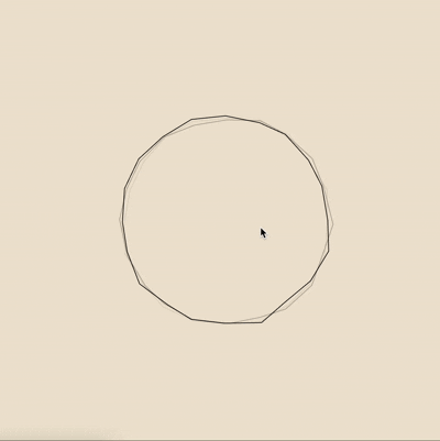 Interaction for the sound 'squeezing paper bag'. #1