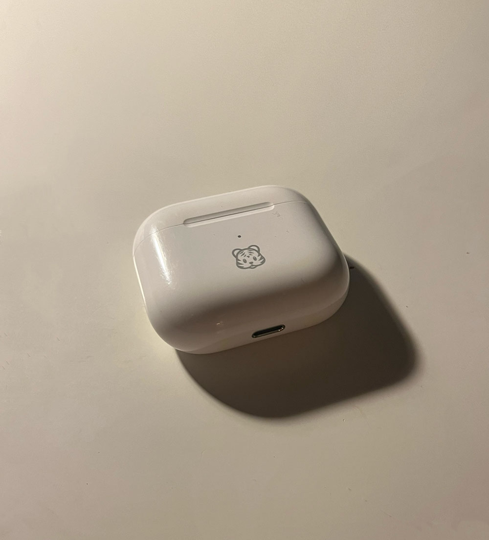 Side of my AirPods case