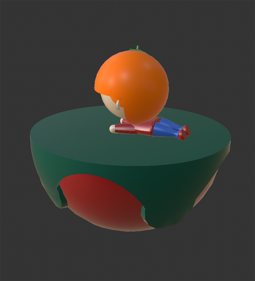 The side of the toy's model