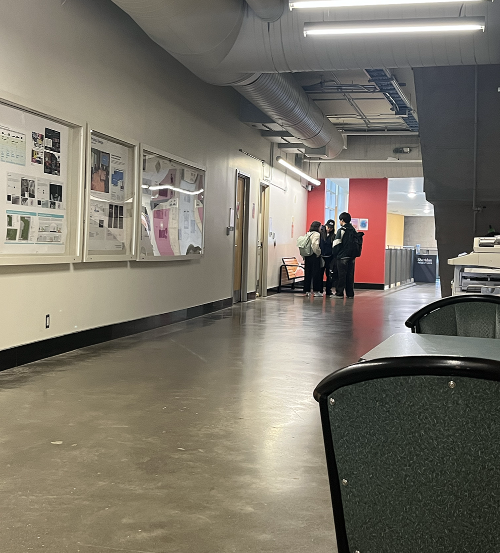 Sheridan College, second floor in J wing