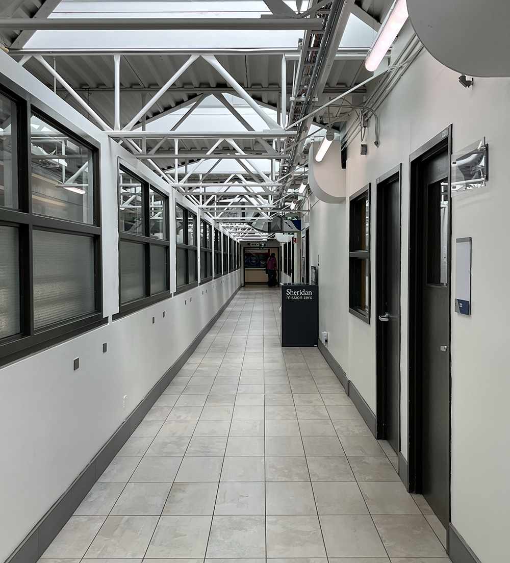 In this space, I can put some decorations on the walls from this corridor, such as wall paintings or some sculptures that can be hang up on the wall.