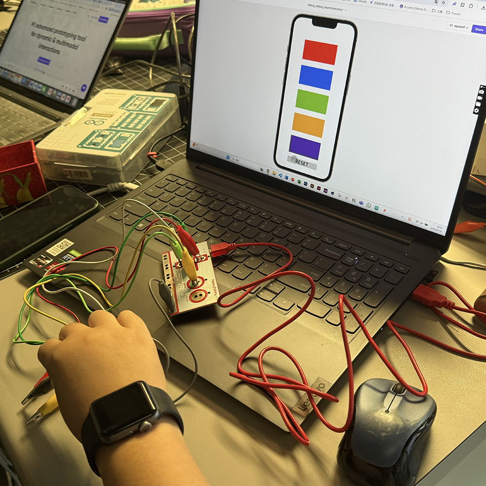 Using this connections to control the wireframes made from ProtoPie.